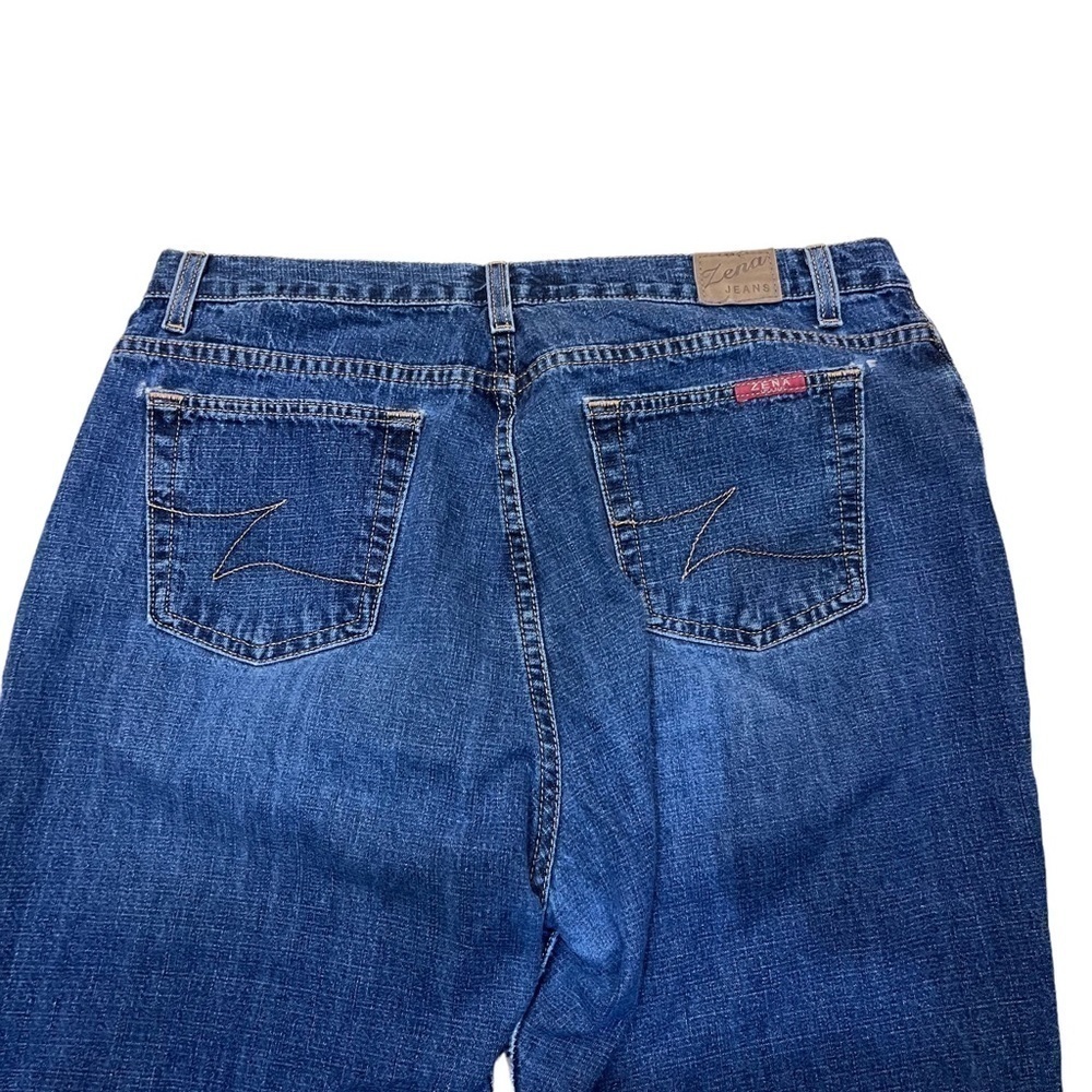 Zena Vintage 90’s Button Fly High Waisted Mom Straight Leg Jeans Sz 16 - Picture 7 of 9